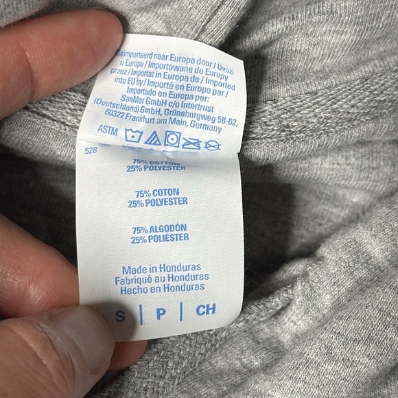 Port & Company Harris Walz 2024 Cat Gray Hooded Sweatshirt Size Small - Picture 8 of 8